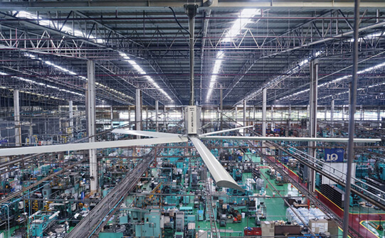 thong gio lam mat nha xuong